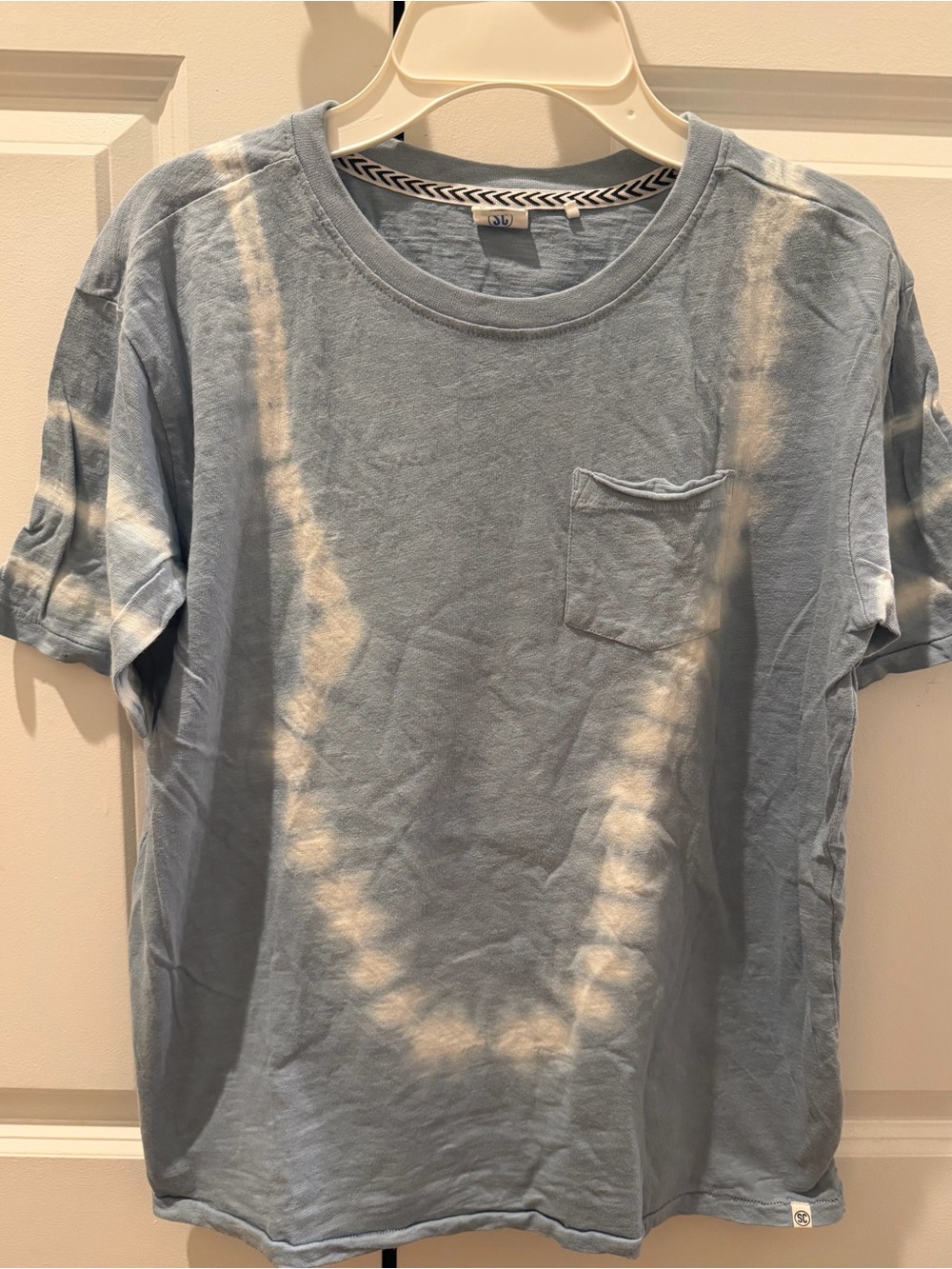 Sovereign Code Light Blue Tie-Dye Pocket Tee